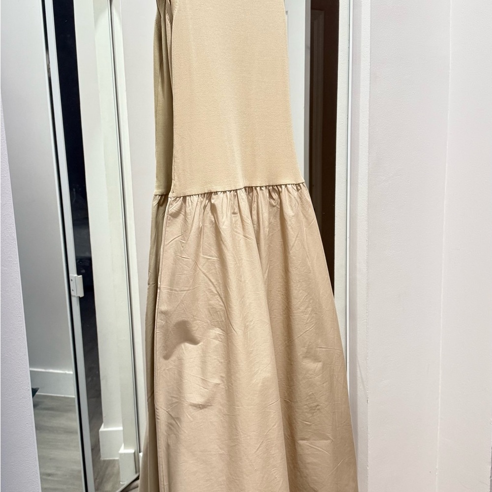 Mango Ribbed Beige Top - Picture 3 of 4